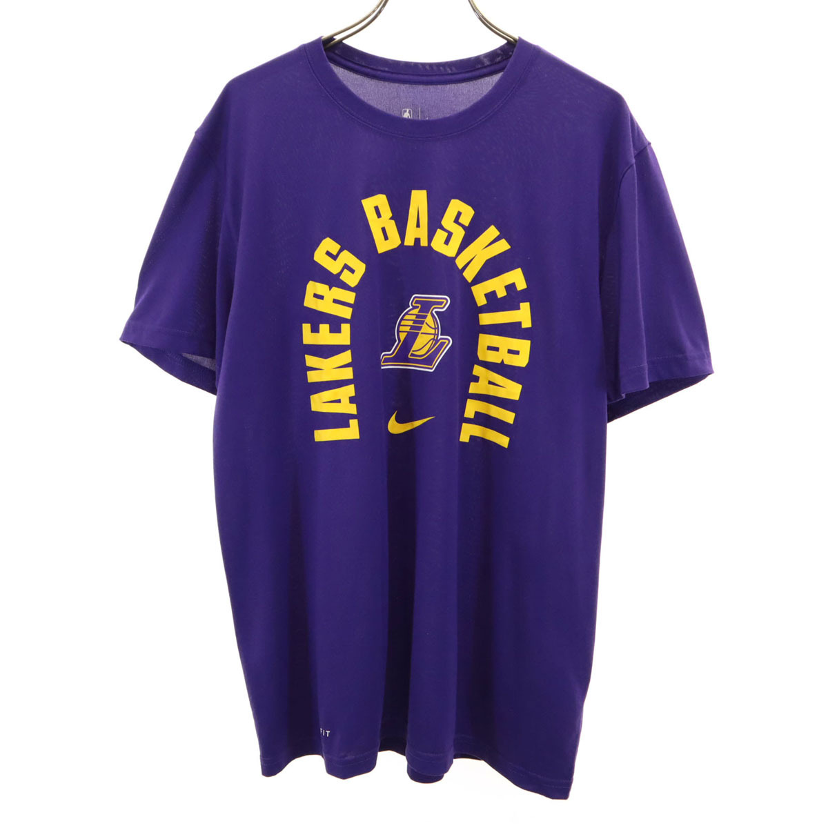 NIKE ナイキ NBA ロサンゼルス・レイカーズ 半袖 Tシャツ M パープル バスケットボール メンズ拍卖
