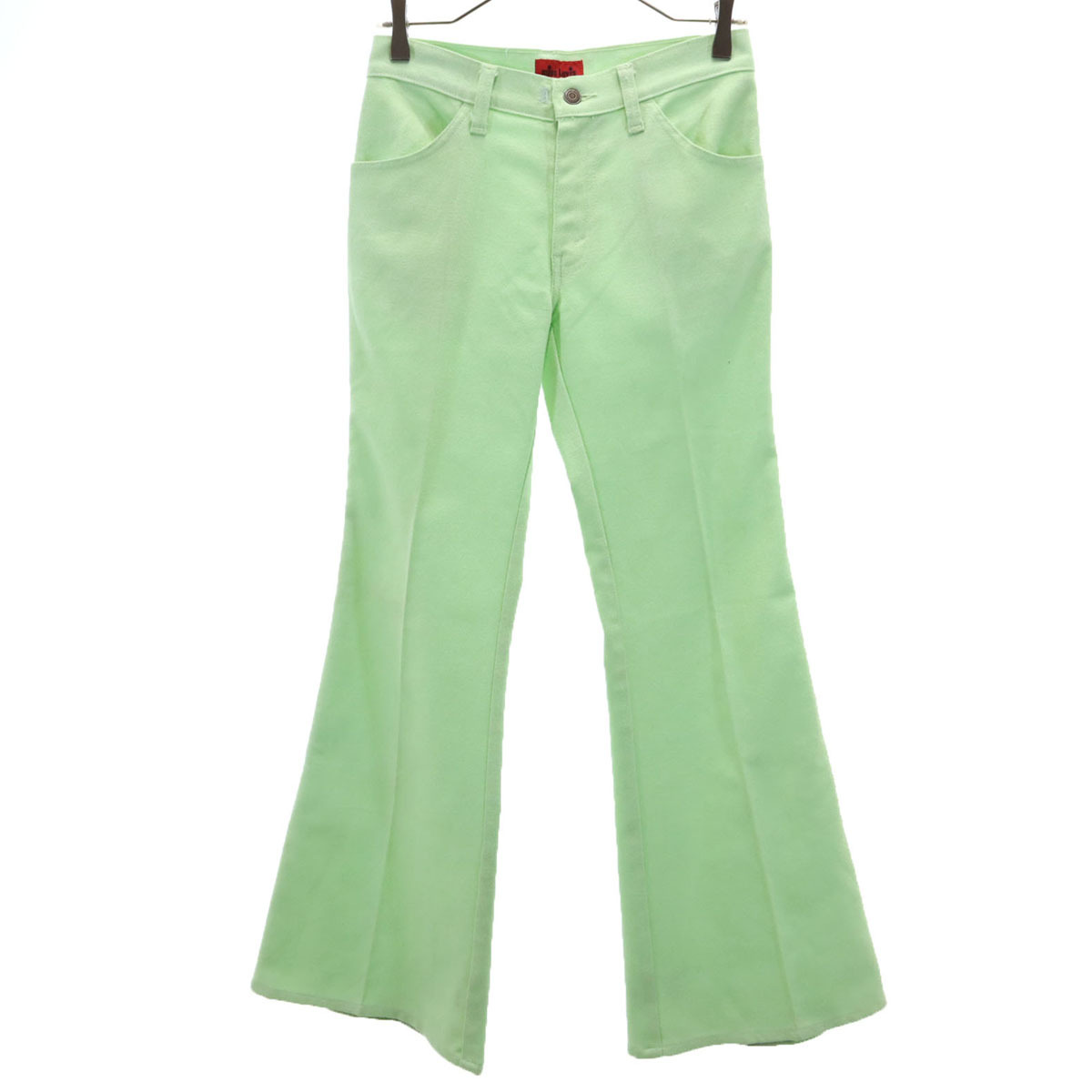 miss Levi's ミス リーバイス 80s ヴィンテージ フレアパンツ グリーン系 レディース拍卖