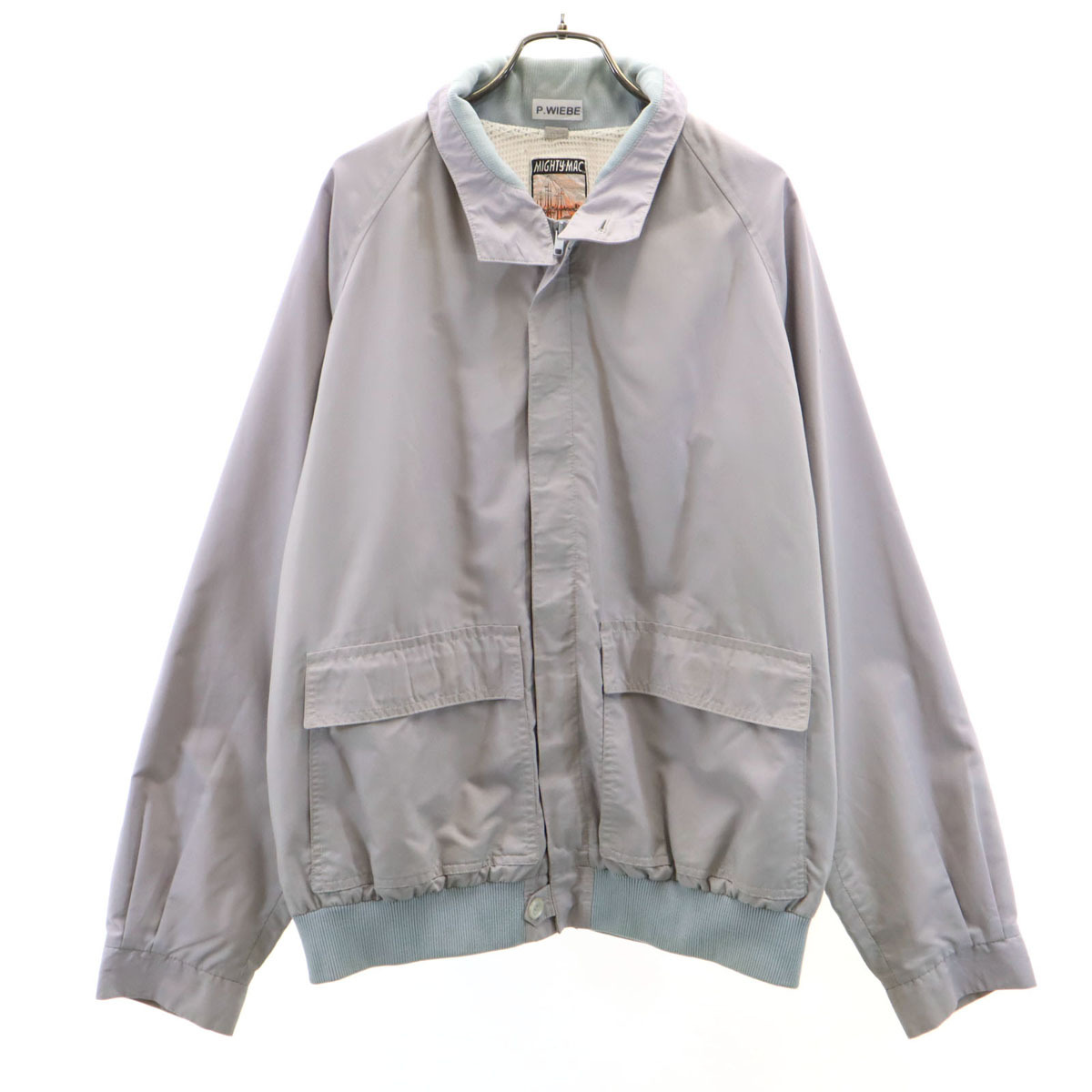 MIGHTY MAC マイティーマック 80s ヴィンテージ スイングトップ 42 グレー ジャケット メンズ拍卖