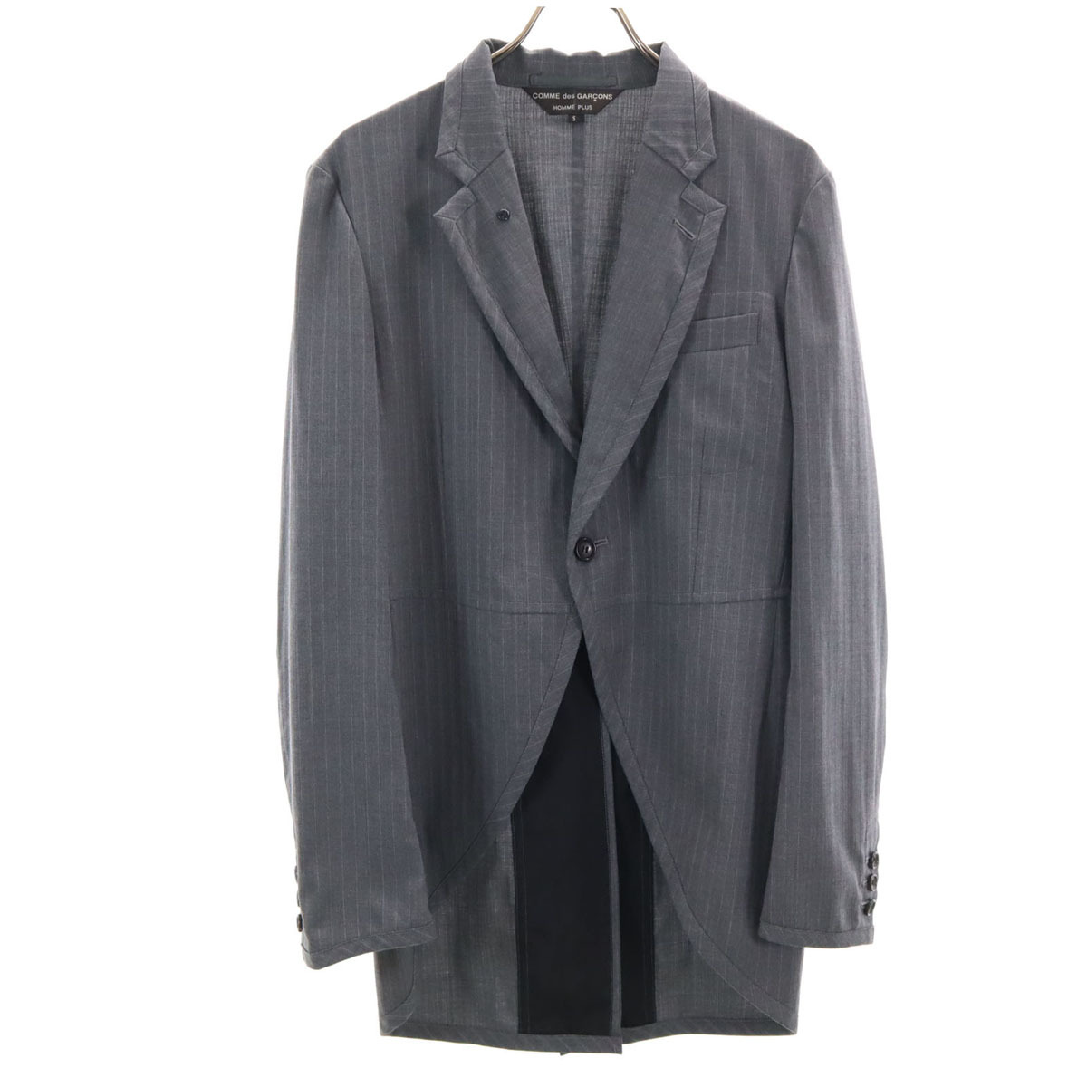 COMME des GARCONS HOMME PLUS コムデギャルソンオムプラス 2013年 日本製 テーラードジャケット S グレー系 メンズ拍卖