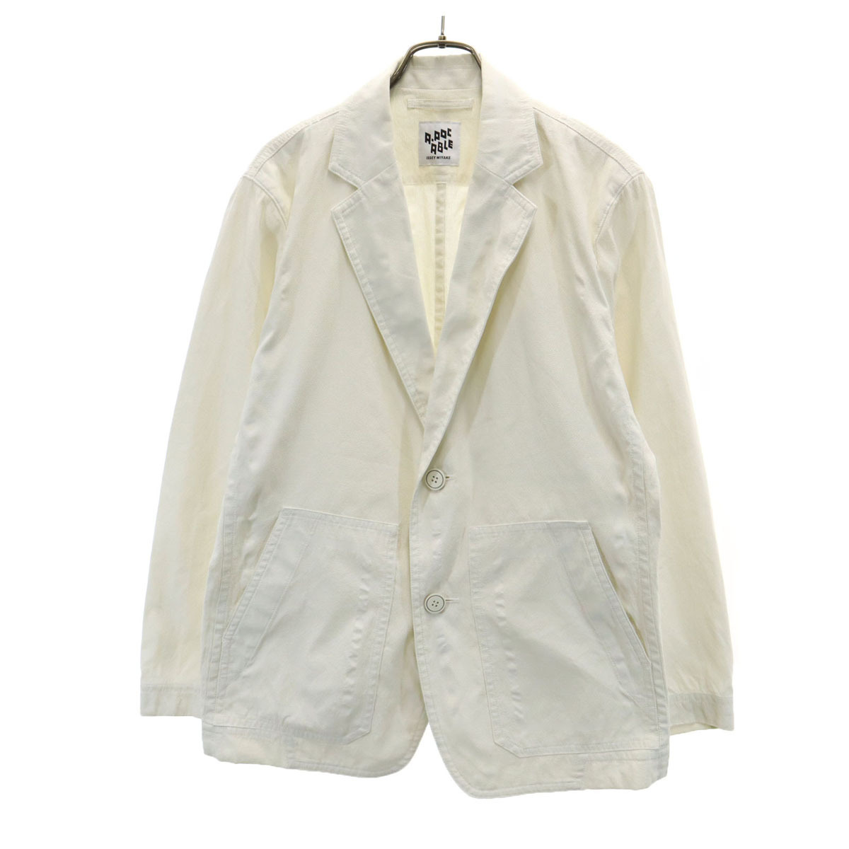 A-POC ABLE ISSEY MIYAKE エイポックエイプル イッセイミヤケ 日本製 テーラードジャケット 1 白系 メンズ拍卖