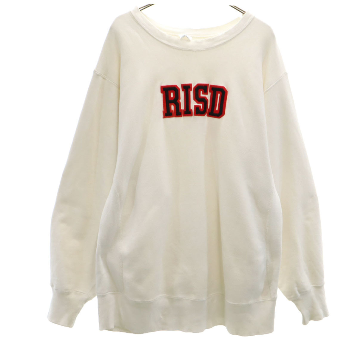 Champion チャンピオン 80s USA製 リバースウィーブ トリコタグ ヴィンテージ 2枚タグ 長袖 RISD スウェット トレーナー XL 裏起毛 メンズ拍卖