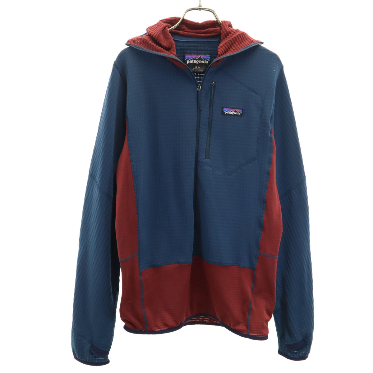 patagonia パタゴニア 長袖 テクニカル フリース パーカー M ネイビー アウトドア 40069FA22 プルオーバー メンズ拍卖