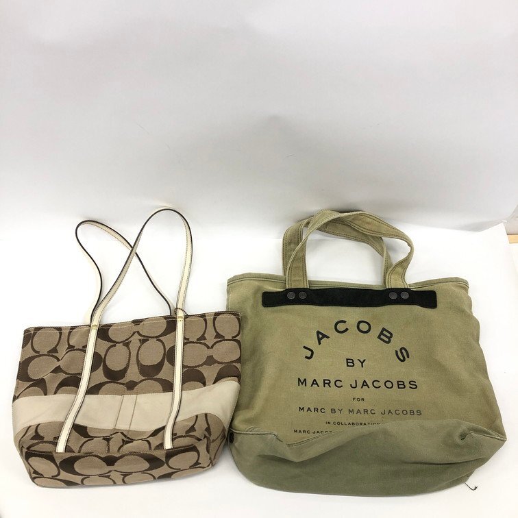 COACH/MARC JACOBS レディースファッション かばん トートバッグ K0868-F11098/他 2点 おまとめ【DGBEC085】拍卖