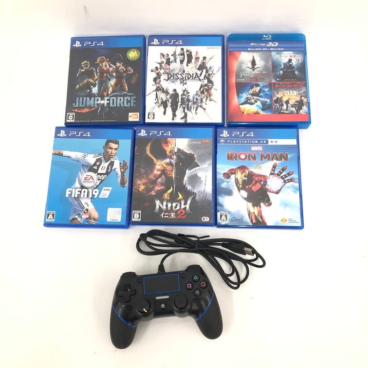SONY PS4 ソフト コントローラーなど おまとめ FIFA19 / アイアンマン / 他【DGBE0043】拍卖