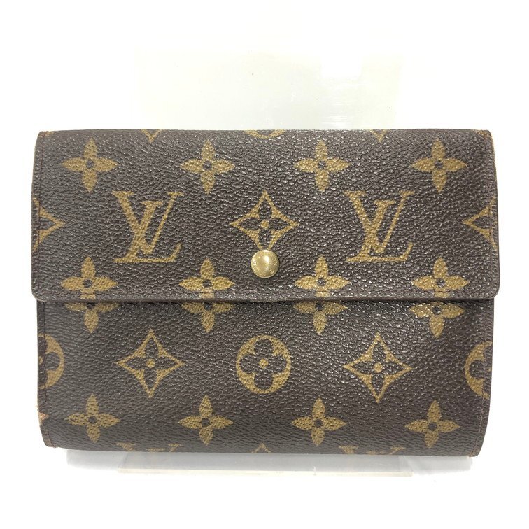 LOUIS VUITTON ルイヴィトン モノグラム ポルトトレゾール エテュイ パピエ 長財布 M61202/SP1926【DGBEA048】拍卖