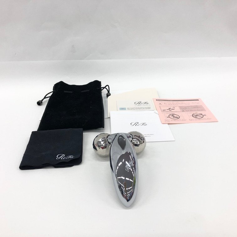 ReFa リファ 美顔ローラー RF-SM2043B/CSM0194923 保存袋付き【DGBD8015】拍卖