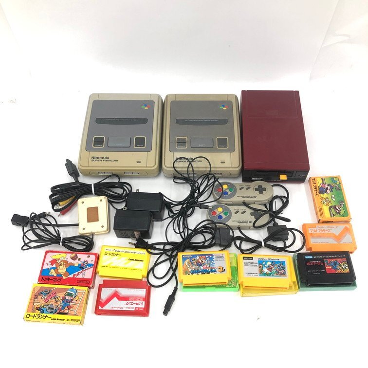 Nintendo ニンテンドー スーパーファミコン 本体/ソフト 他 付属品 おまとめ ジャンク品【DHAA1001】拍卖