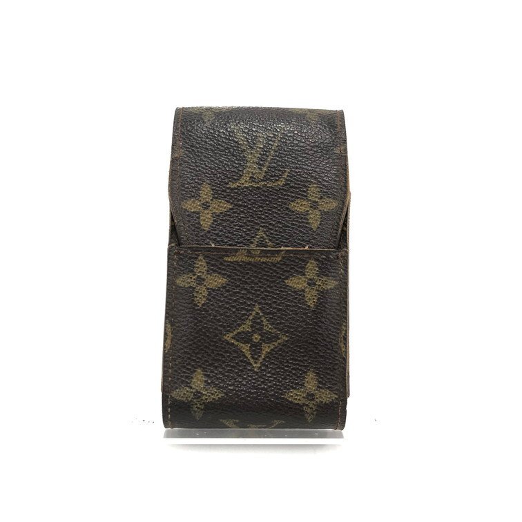 Louis Vuitton ルイヴィトン モノグラム エテュイ シガレット タバコケース M63024/CT0044【DHAB6029】拍卖