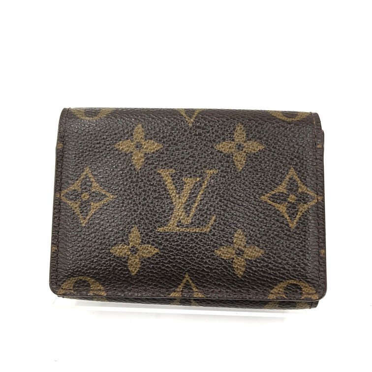 Louis Vuitton ルイヴィトン カードケース モノグラム アンヴェロップ・カルト ドゥ ヴィジット M62920/CA0025【DHAC9098】拍卖