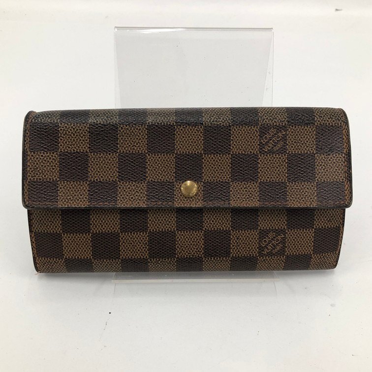 LOUIS VUITTON ルイヴィトン 財布 ダミエ ポシェット・ポルモネクレディ N61725/CA0095【DHAC7037】拍卖