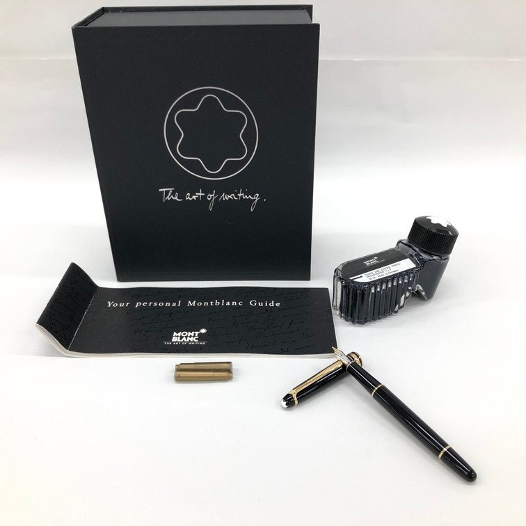 MONTBLANC モンブラン 万年筆 ペン先14K 585 箱・付属品付き【DHAC8022】拍卖