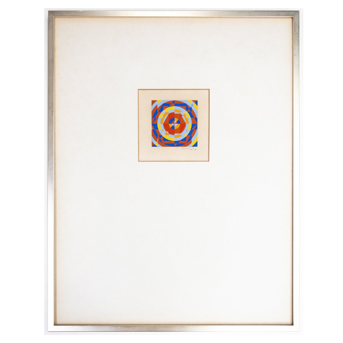 【SHIN】オノサト・トシノブ 「Silk-88」 シルクスクリーン ed.127/200 1977年 直筆サイン有 額装 Toshinobu ONOSATO拍卖