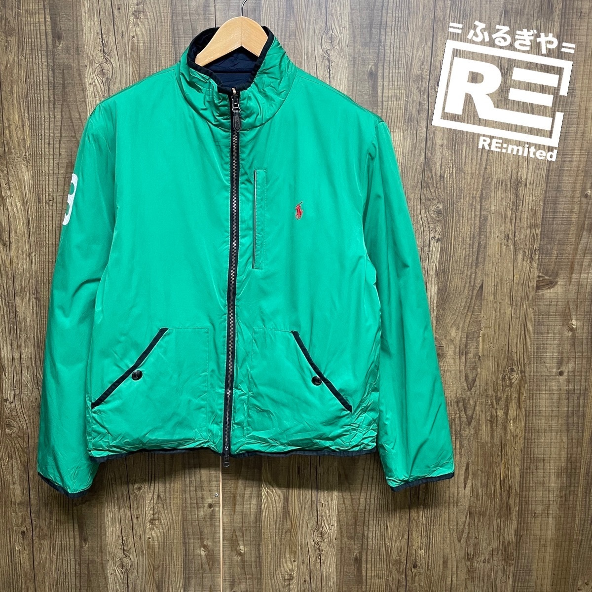 L POLO RALPH LAUREN ポロラルフローレン ジャケット ブルゾン リバーシブル 3876拍卖
