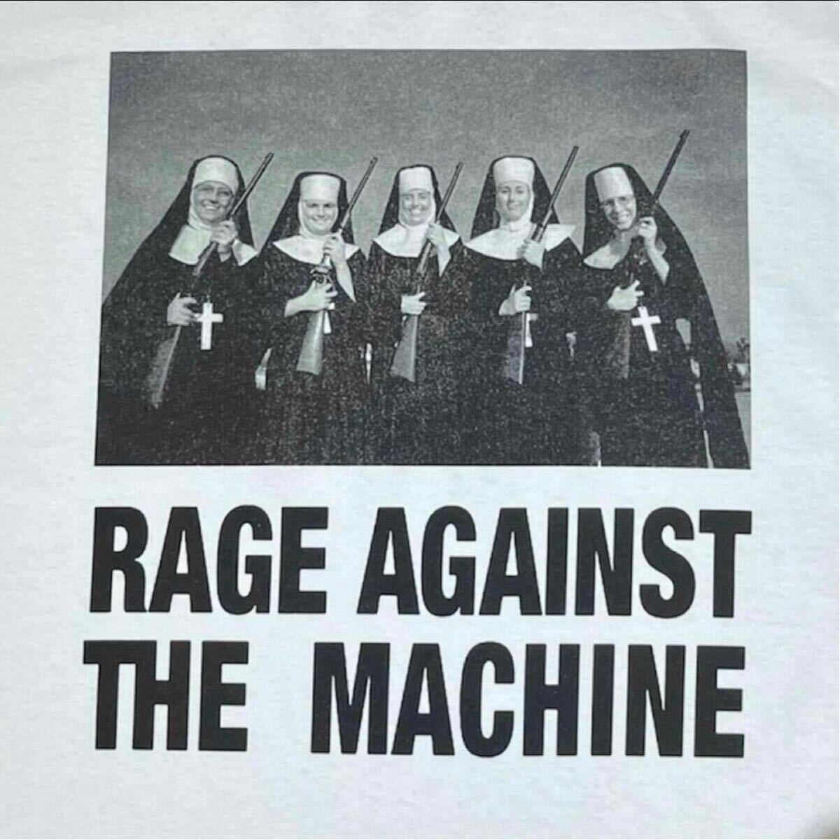 セール 新品 RAGE AGAINST THE MACHINE Tシャツ レイジ アゲインスト ザ マシーン 両面 ツアーT USA 90s アメリカ ツアー 製 ロック SALE拍卖
