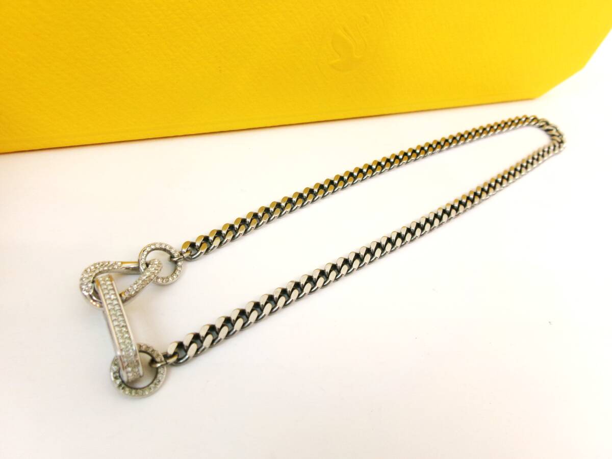 本物税込スワロフスキー ラインストーンネックレス【SWAROVSKI】拍卖