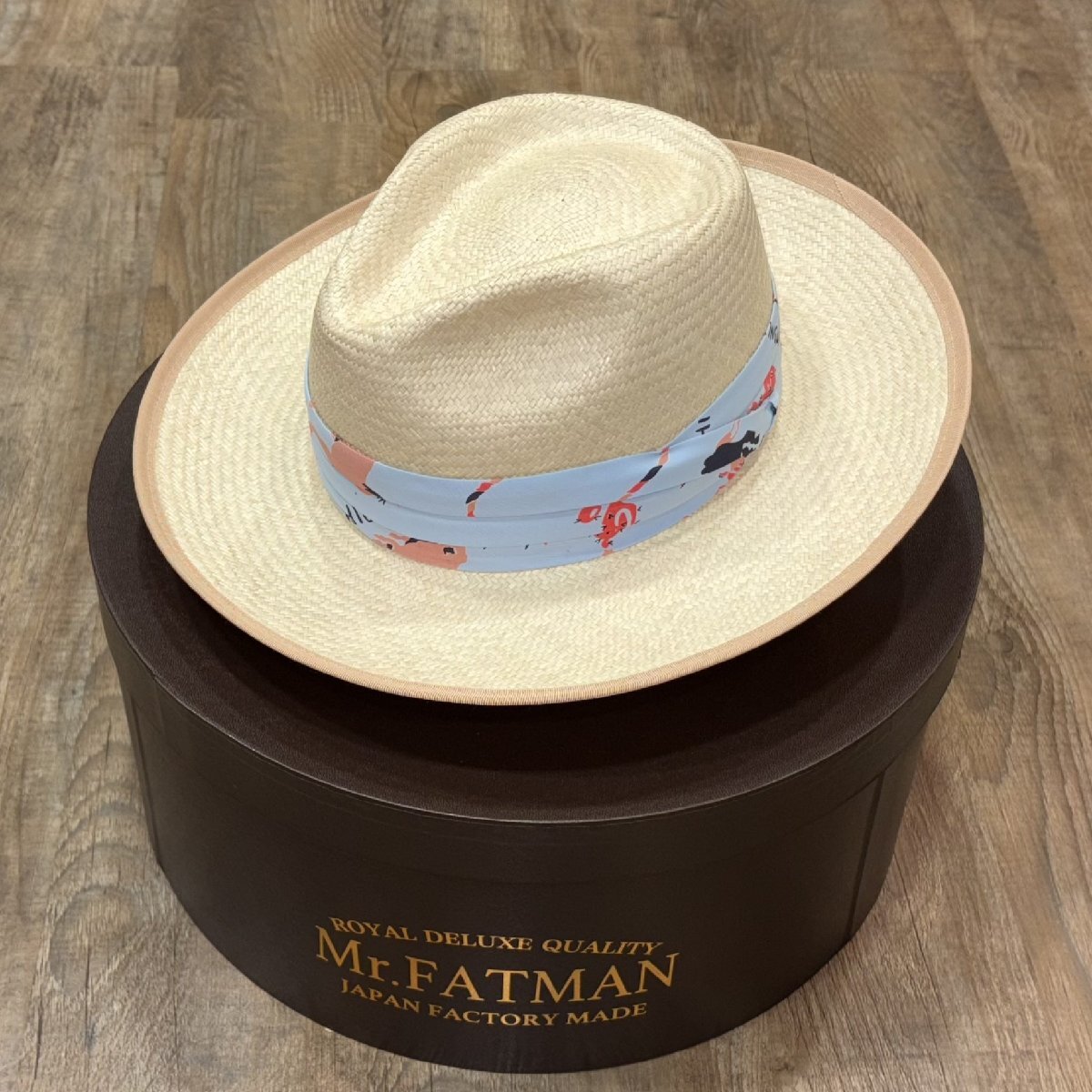 Mr.FATMAN サンサーフ アイランド ハット アメカジ ハワイアン 帽子 パナマハット SS02847 125)ブルー Mサイズ キャップ拍卖