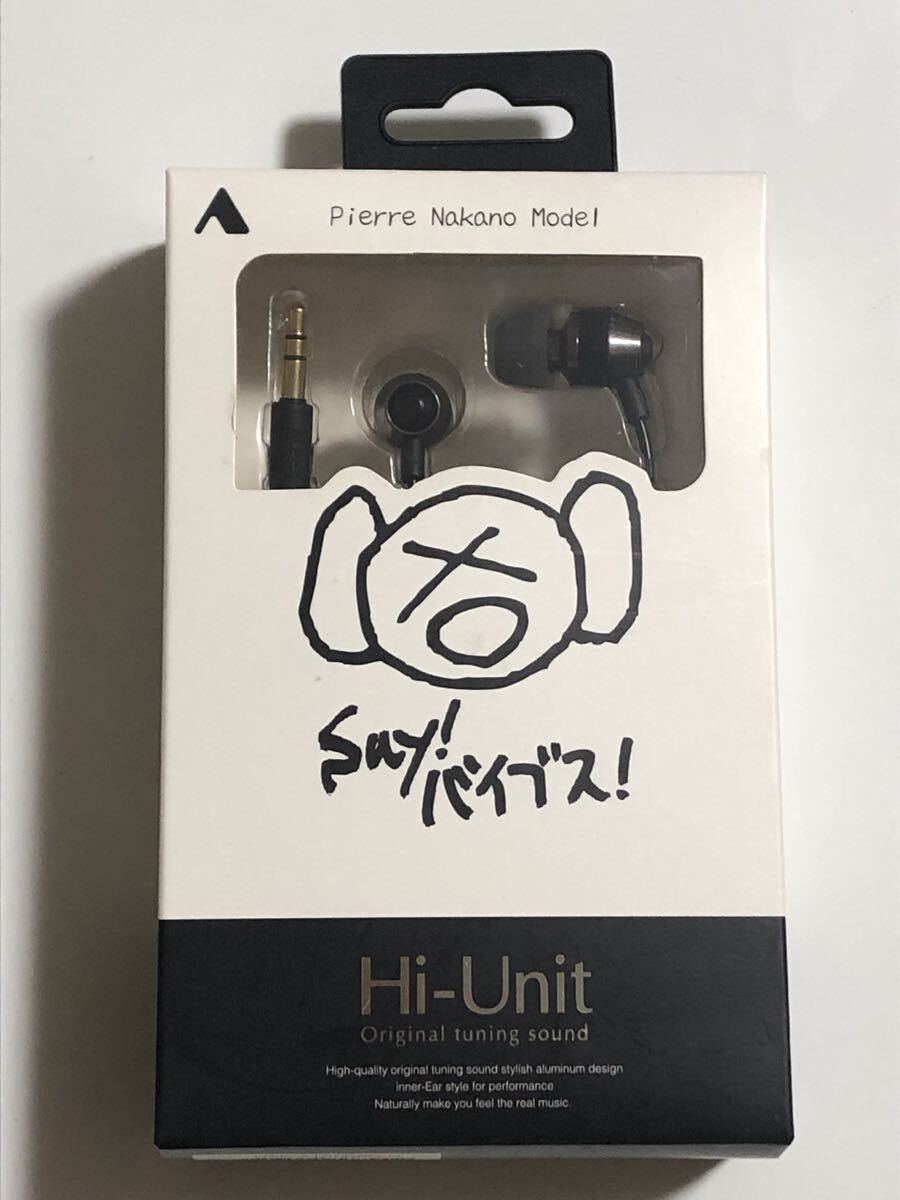 未使用 Hi-Unit Pierre Nakano Model EARPHONES HSE-A1000PN-G ガンメタ ピヤホン ピエール中野 凛として時雨 有線ピヤポン拍卖