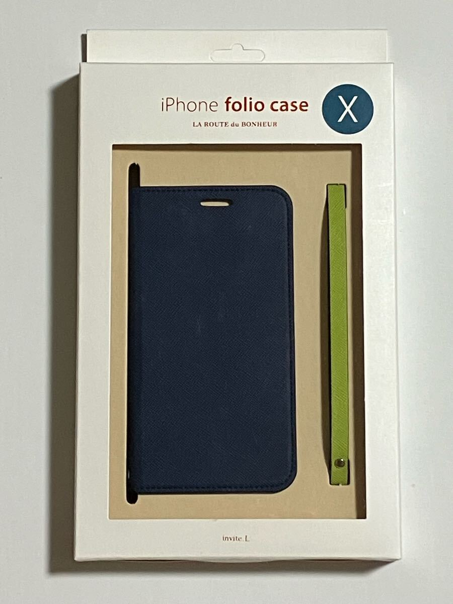 未使用 iPhone ケース 手帳型 ストラップ付 iPhoneX フォリオケース X folio case 拍卖