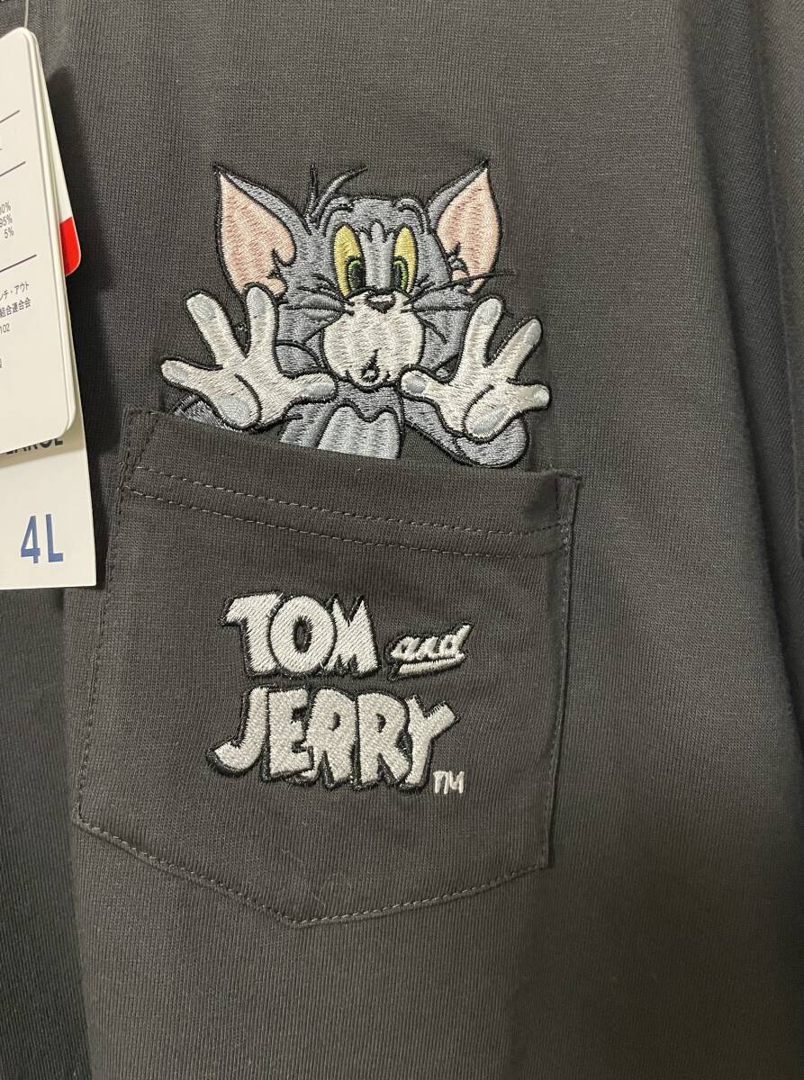 送料込☆トムとジェリー Tシャツ 4L拍卖