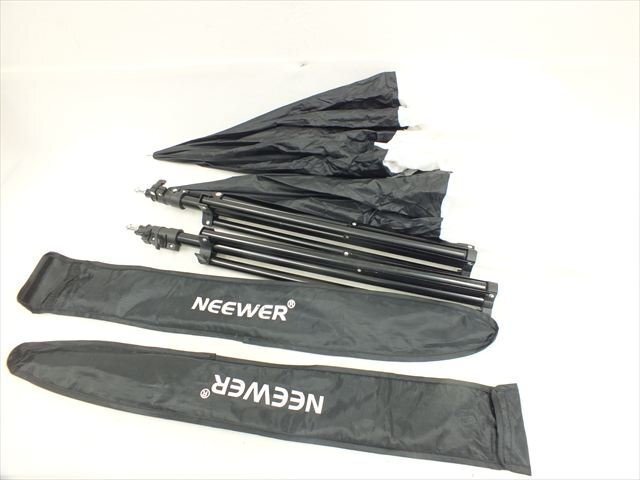 ◆ NEEWER 記載無し 2本 撮影用アンブレラ 中古 現状品 250809B8620拍卖