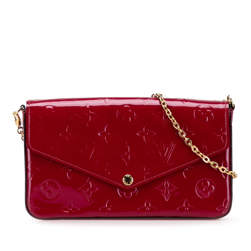 ルイ ヴィトン モノグラム ヴェルニ ポシェット フェリシー チェーン ショルダーバッグ ウォレットバッグ M61469 LOUIS VUITTON 【中古】拍卖
