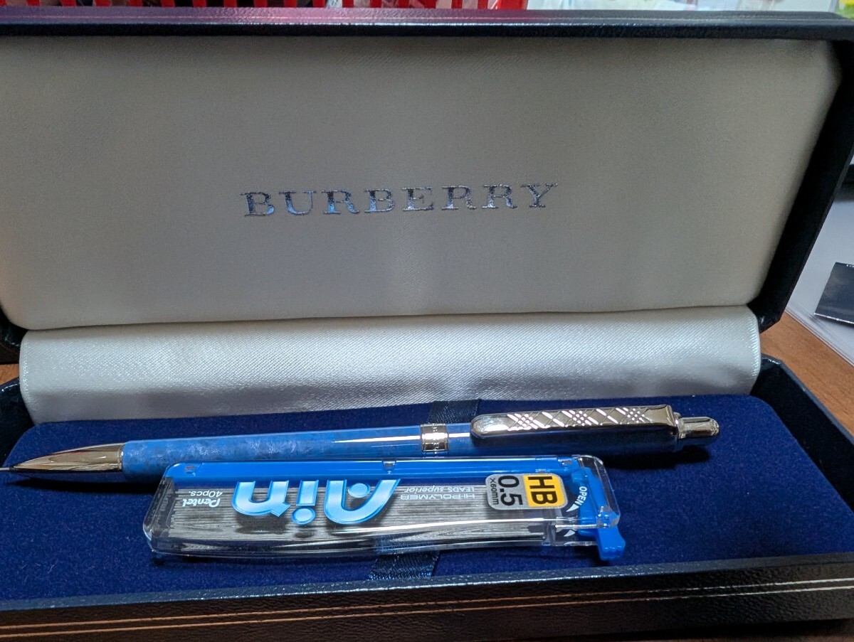 BURBERRY バーバリー シャープペンシル 芯付き ケース入 未使用拍卖