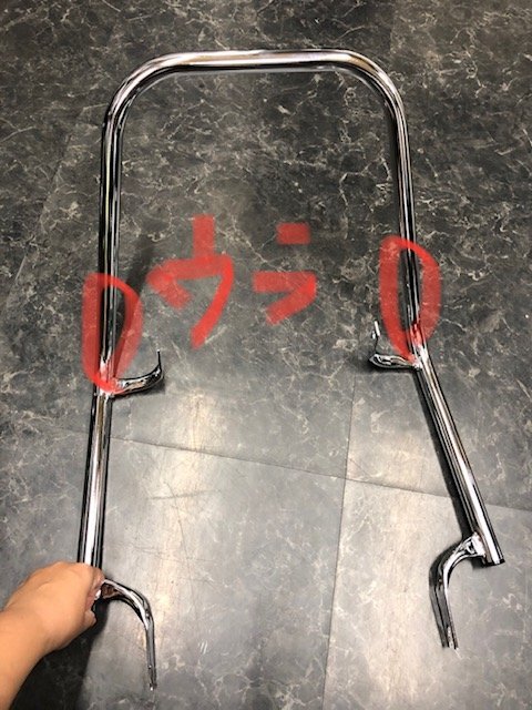 (PT112)新品 未使用 XJR400 極太メッキタンデムバー プリティ― 傷有り拍卖