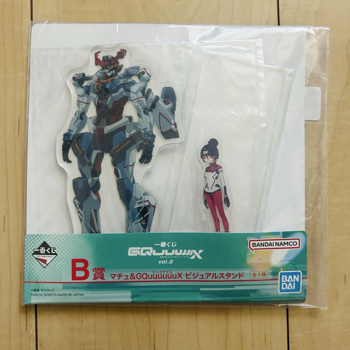 未使用 ガンダム ジークアクス マチュ&ジークアクス ビジュアルスタンド 一番くじ拍卖