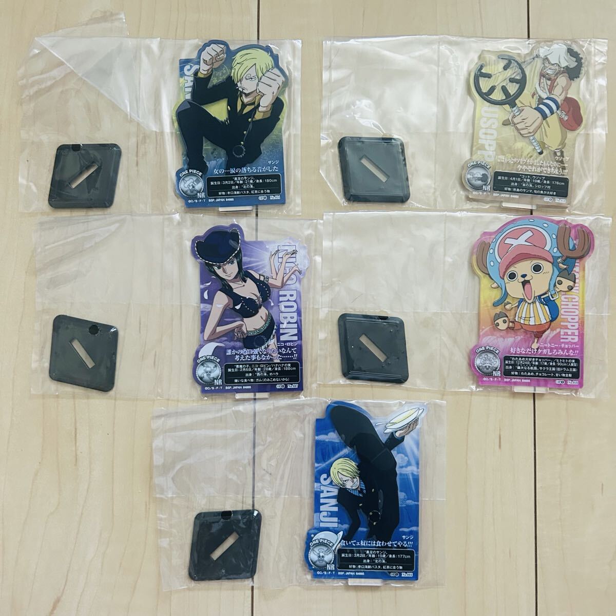 未使用 ワンピース 一番くじ 海賊王への道 アクレクト 5種類拍卖