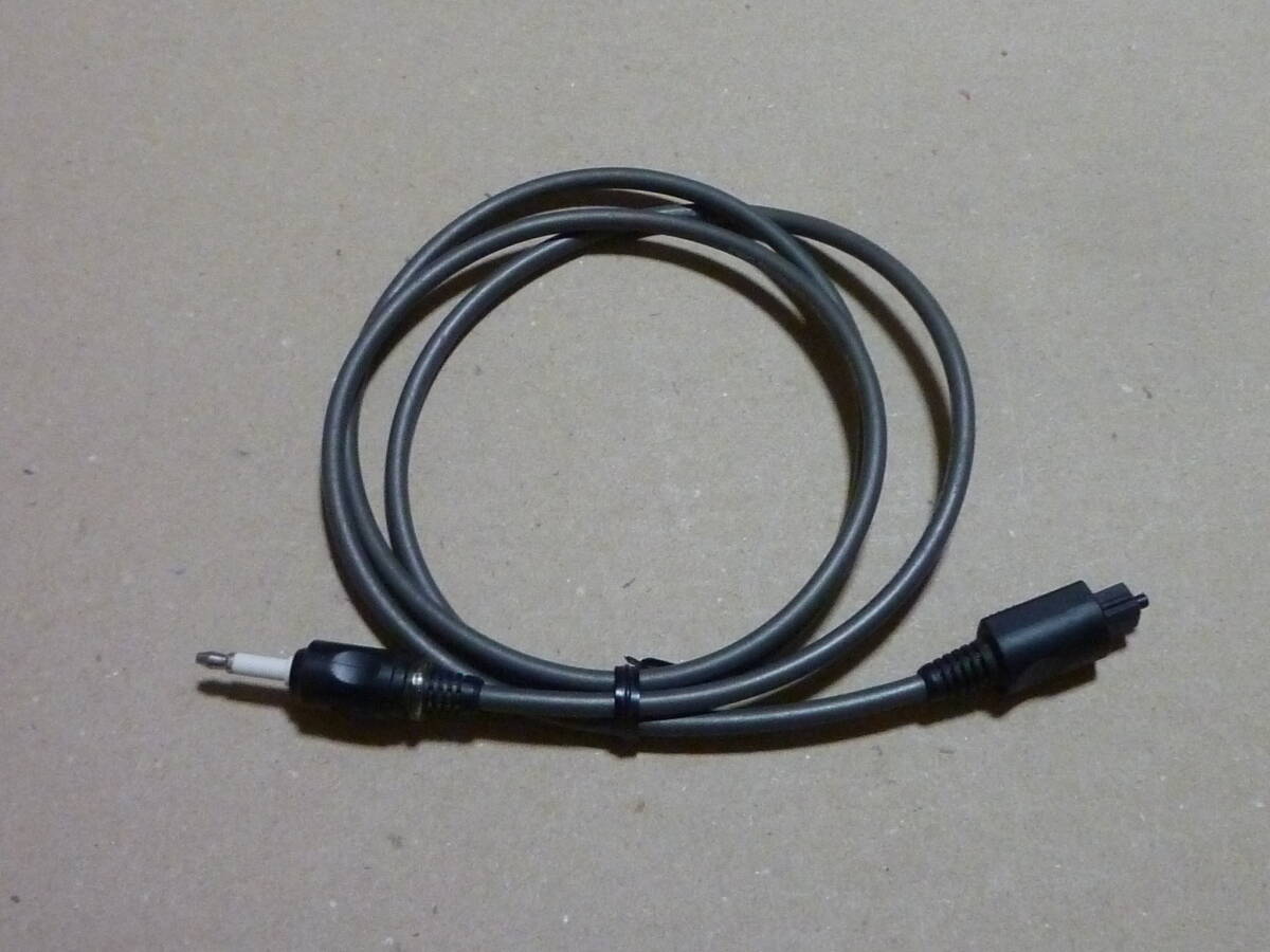 当時物 SONY オーディオ 光ケーブル 100cm 丸型 × 角型拍卖