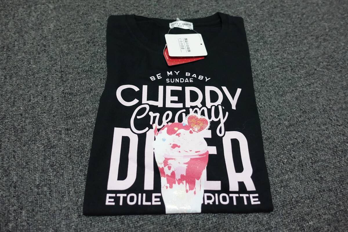 ★☆Etoile et Griotte(エトワール エ グリオット) デザインTシャツ 未着用品 F☆★拍卖