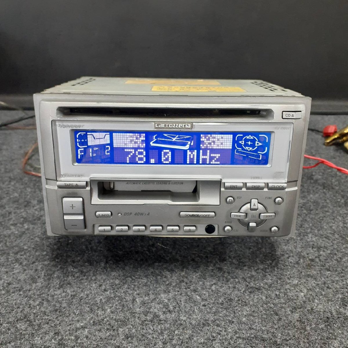 Carrozzeria カロッツェリア FH-P444 2DIN CD カセット プレーヤー 旧車 当時物 b0871-gyr拍卖