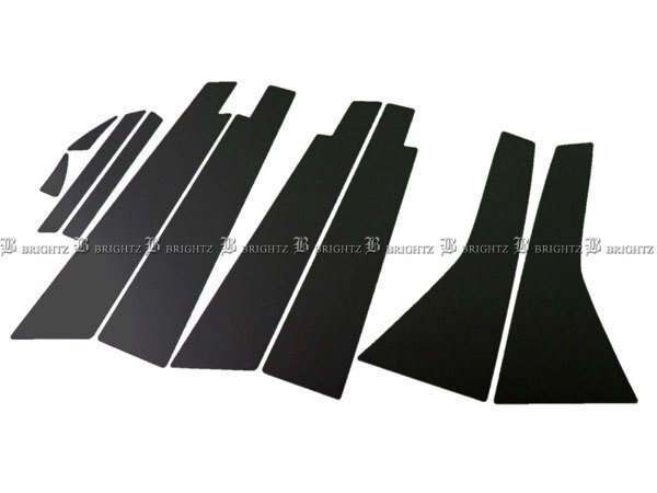 ストリーム RN6 RN7 超鏡面 ステンレス ブラック メッキ ピラー パネル バイザー有用 10PC カバー PIL-BLA-213拍卖