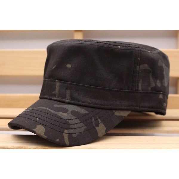 ワークキャップ 迷彩柄 カモフラージュ 綿ポリ 帽子 56cm~59cm メンズ レディース BK WZ56-9拍卖