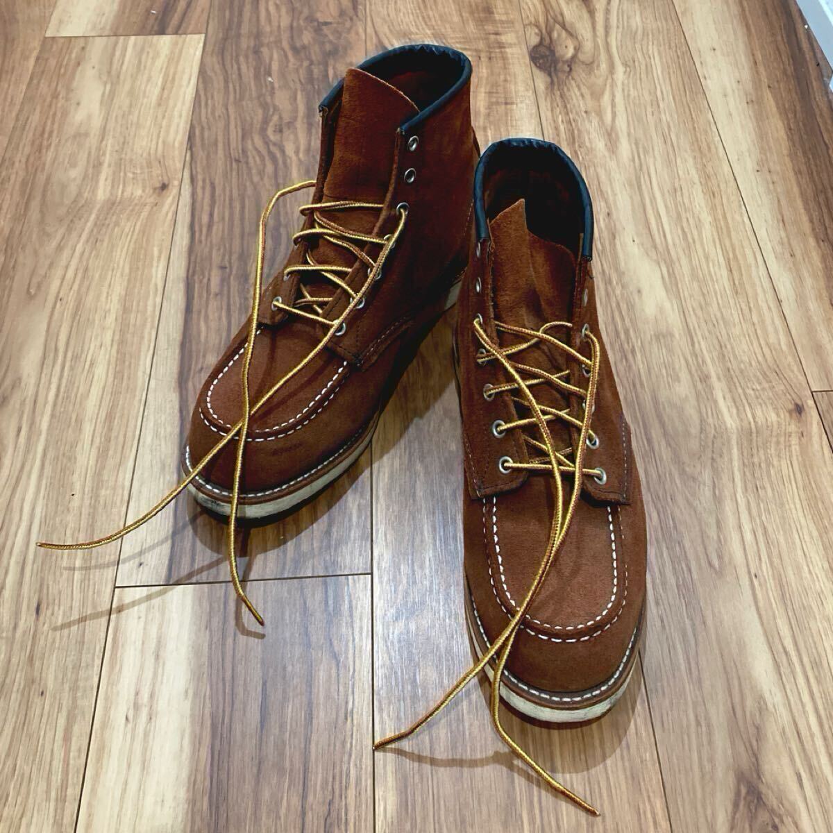 9.5E 13年 27.5 レッドウィング 8810 赤茶 スエード アイリッシュセッター ブーツ redwing ブラウン拍卖