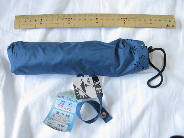 日傘 傘 カサ かさ 青色 日差し 遮光 紫外線 熱中症予防拍卖