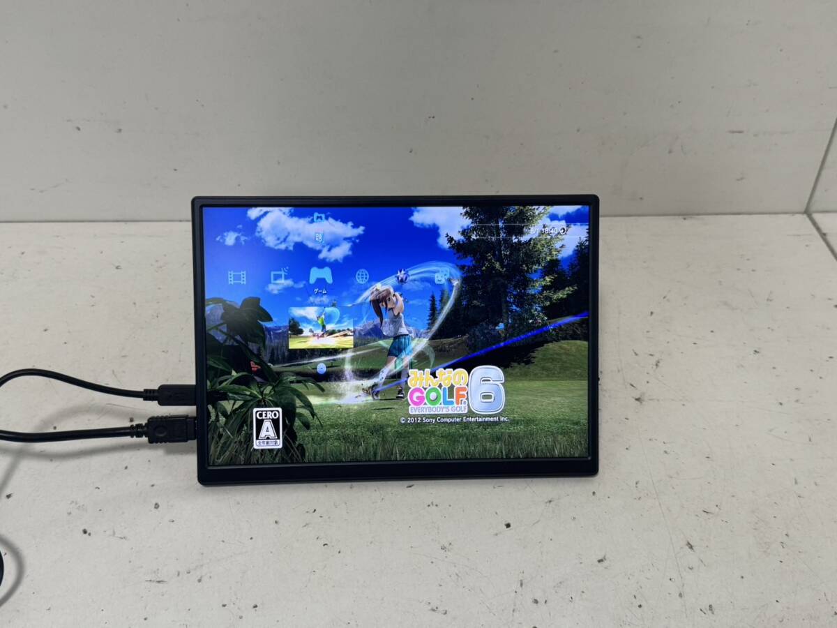 【ポータブル液晶モニター モバイルモニター 本体 ゲーム機モニター type-C USBケーブル】拍卖