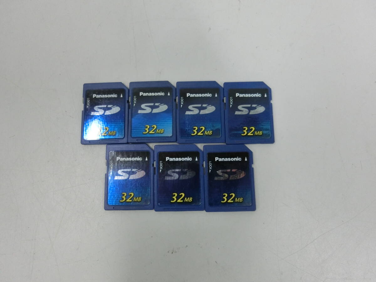 ★☆Panasonic SDカード フォーマット済み 32MB 7枚セット☆★拍卖