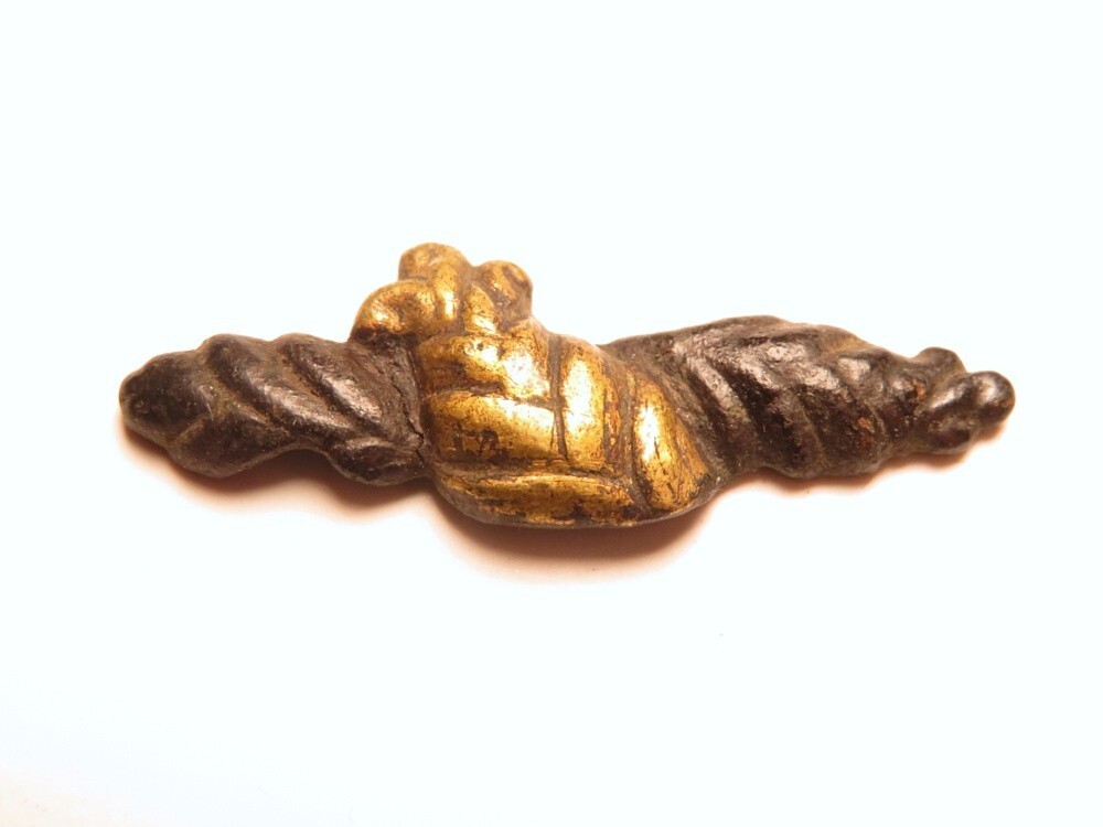 【11182】刀装具 江戸~明治 赤銅 筍 金具(初品・買取品)拍卖