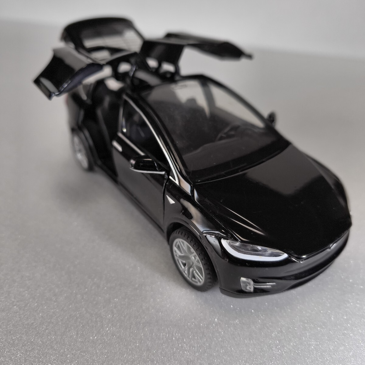 1/32 サウンド ミニカー プルバックカー テスラ Tesla ガルウィング 拍卖