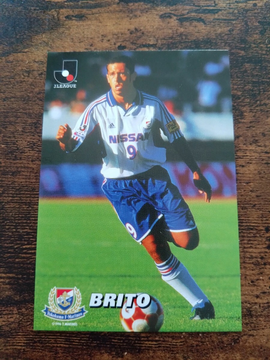 カルビー Jリーグチップス カード 2001 No.105 ブリット 横浜Fマリノス拍卖