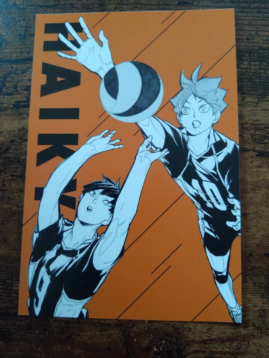 ハイキュー!! ポストカード 日向翔陽 影山飛雄拍卖