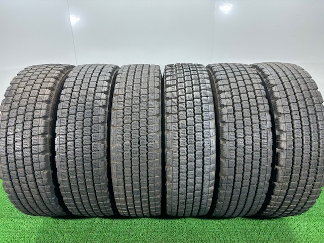 ☆送料込み☆ 2022年製 245/80R17.5 133/131J ブリヂストン V-STEEL STUDLESS W910 スタッドレス 6本 245/80/17.5 タイヤ拍卖