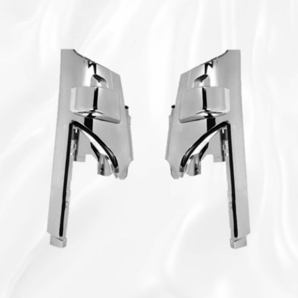 いすゞ 23エルフ ハイキャブ ワイドキャブ メッキコーナーパネル 外装 トラック パーツ カスタム メッキパーツ ISUZU コーナーパネル 新品拍卖