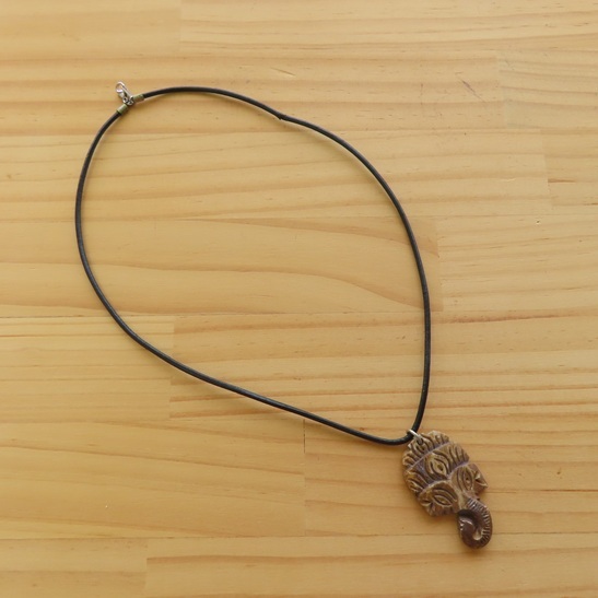 〓 ボーン ネックレス 〓 ガネーシャ 神様 ゾウ 象 エスニック アジアン 民族 個性 おしゃれ 〓N350拍卖