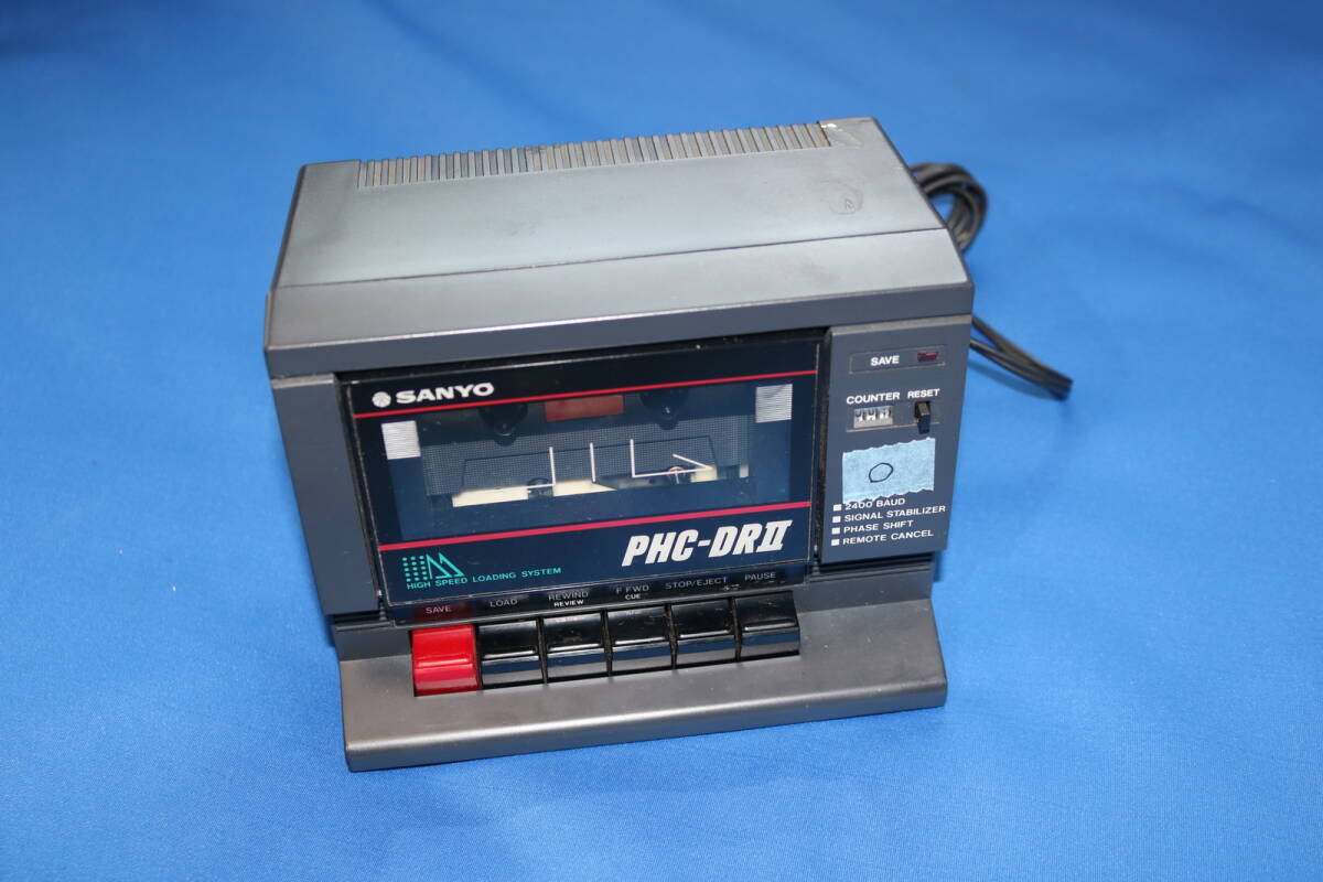 整備済み SANYO PHC-DR2 データレコーダー データレコーダ 動作確認済み CMT MSX PC6001mk2 PC6601 PC8801 FM7 拍卖