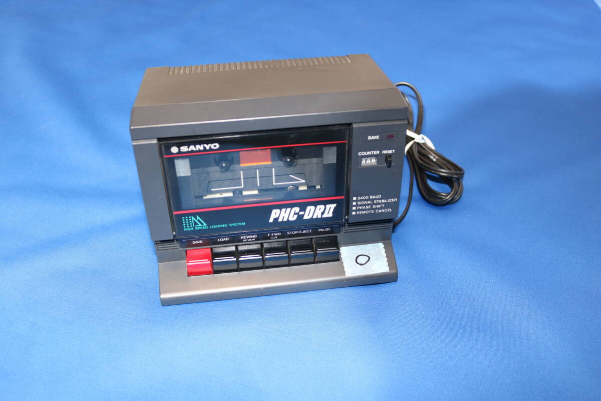 2整備済み SANYO PHC-DR2 データレコーダー データレコーダ 動作確認済み CMT MSX PC6001mk2 PC6601 PC8801 FM7 拍卖