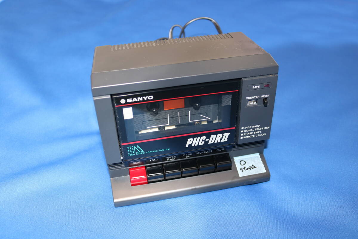 整備済み SANYO PHC-DR2 ノイズあり データレコーダー データレコーダ 動作確認済み CMT MSX PC6001mk2 PC6601 PC8801 FM7 拍卖