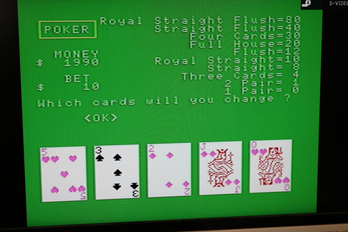 MSX MSX-21 アスキー ASCII ブラックジャック ポーカー レトロゲーム カートリッジ ROMソフト 拍卖